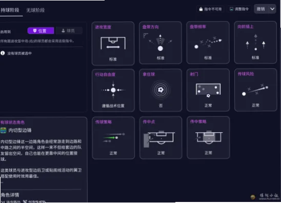 盘带突破下底传中，如何让教练阵型更灵活？